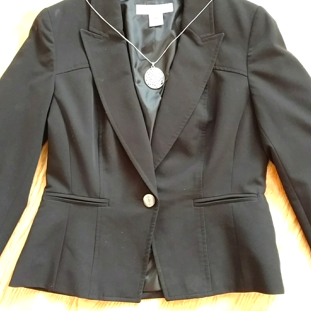 Nine West - Perfect Black Blazer - Size 6 - Picture 5 of 10